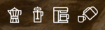 coffee icons grains