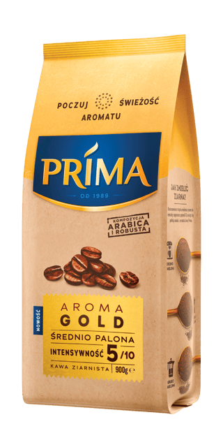 prima kawa ziarnista aroma gold padded